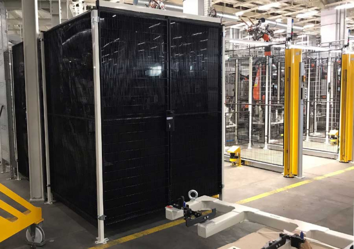 EcoSteel Schutzzaun Schweißschutz