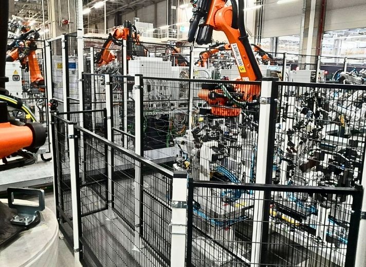 Schutzzaun in der Industrie und Fertigung