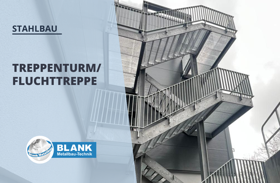 Treppenturm Stahlbau Industrie