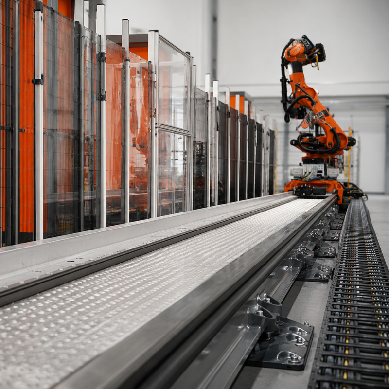 Anlagenkomponenten für Produktionsanlagen Siebte Achse für Robotik und autmatisierte Produktion