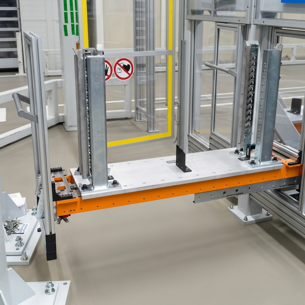 Schubladen für Materialzufuhr