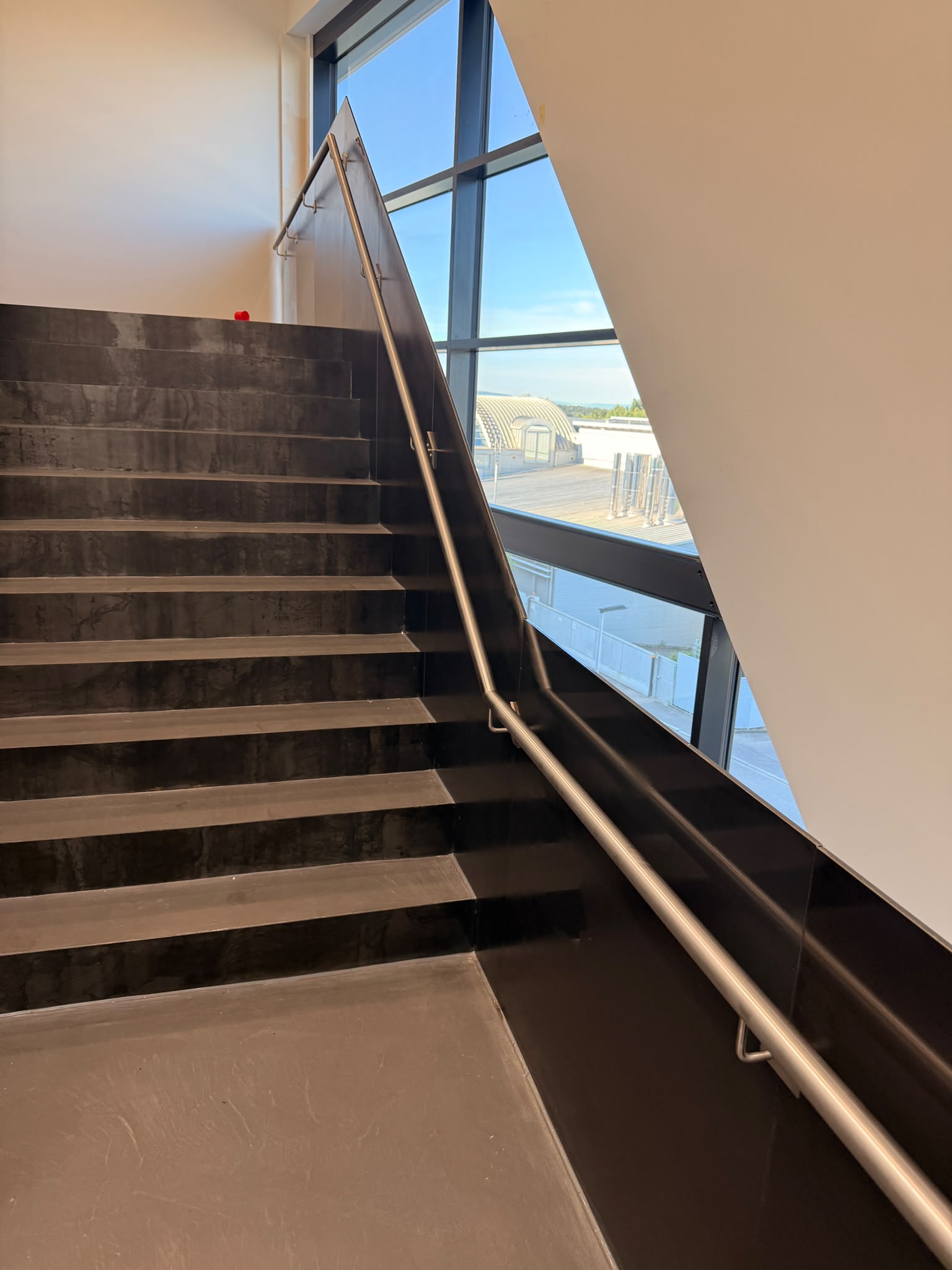 Stahlbau Projekt Treppenhaus